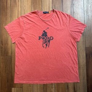 Polo by Ralph Lauren Men's Red T-Shirt